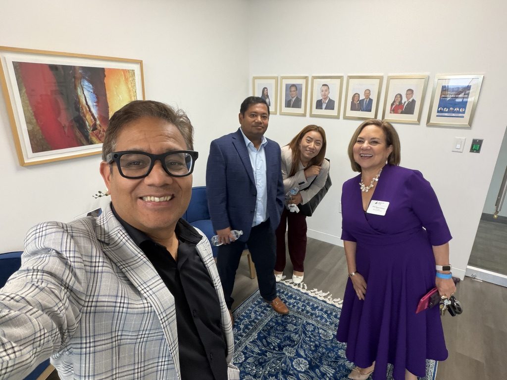 Networking with industry colleagues