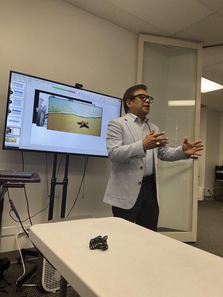 Leading a financial education workshop