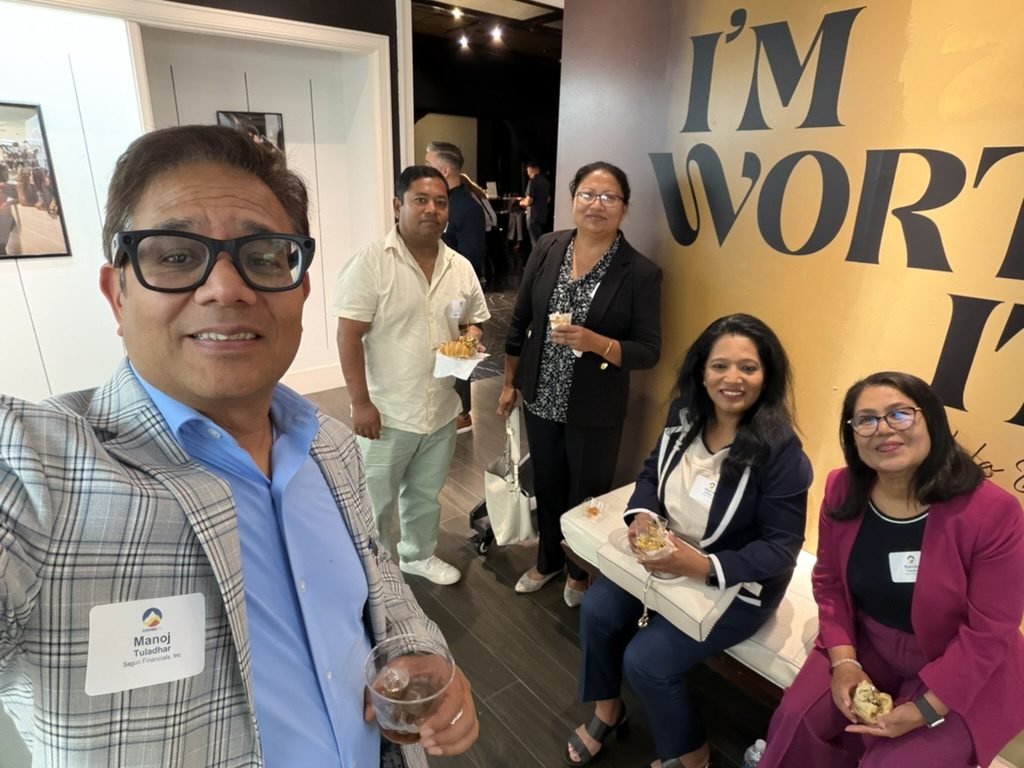 Networking with industry colleagues