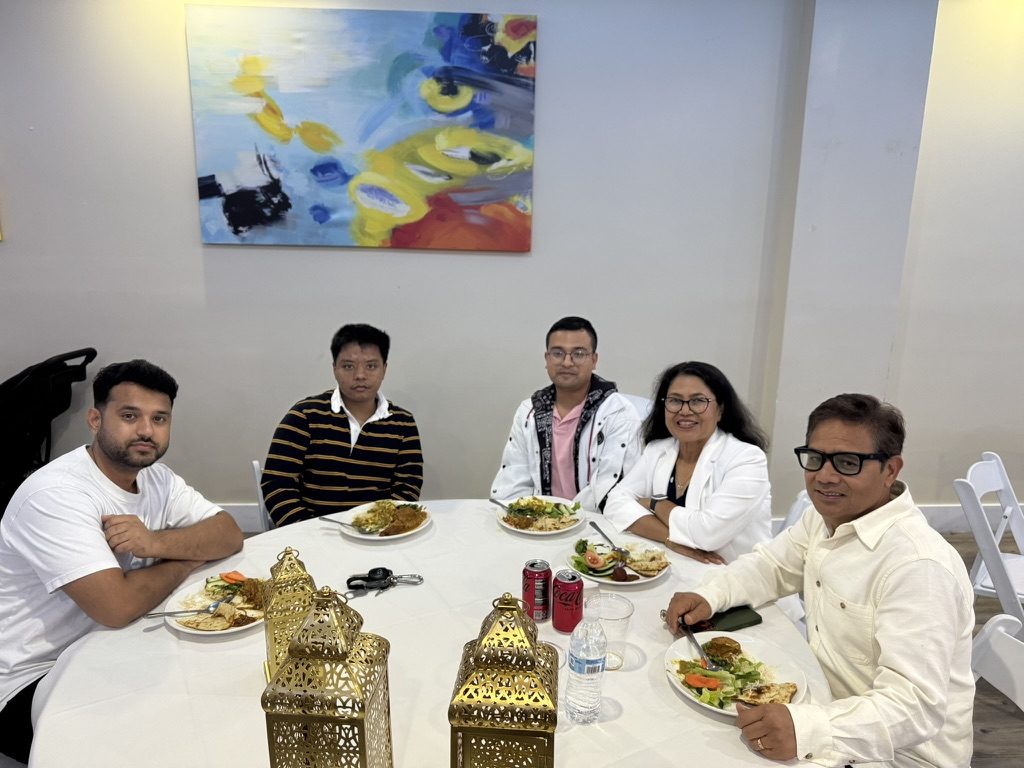 Dinner with friends
