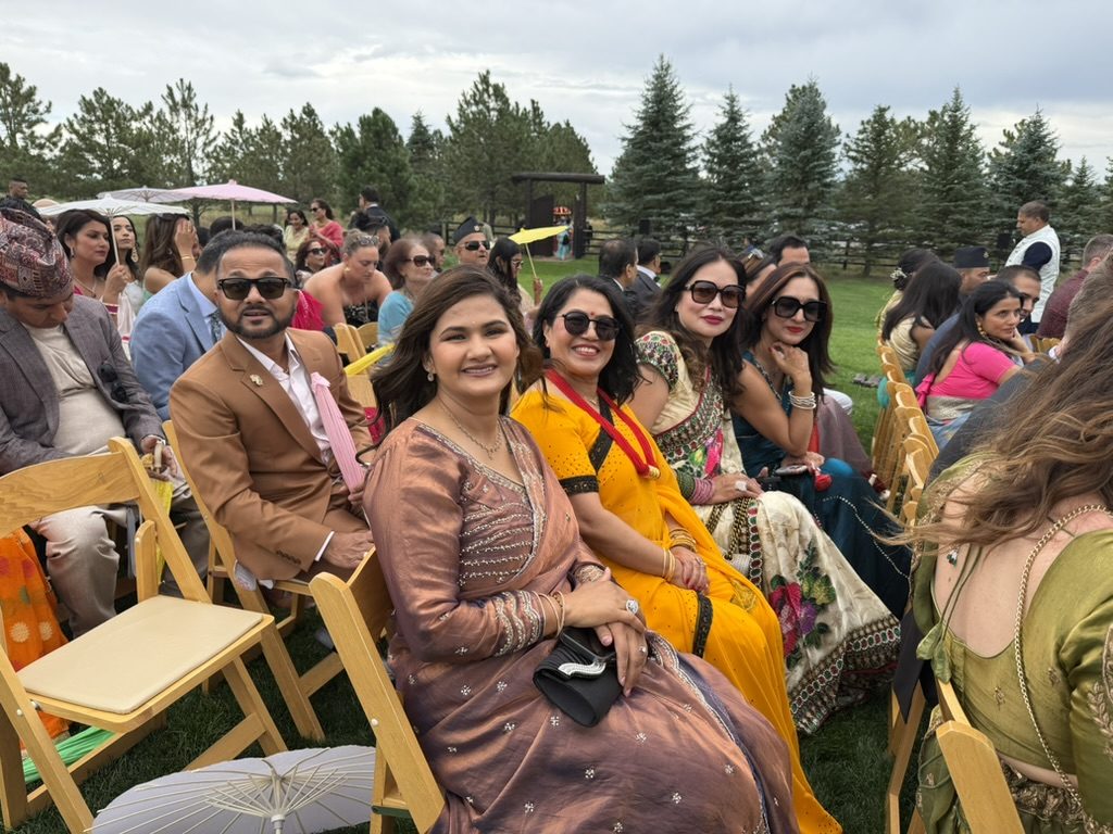 At a wedding celebration