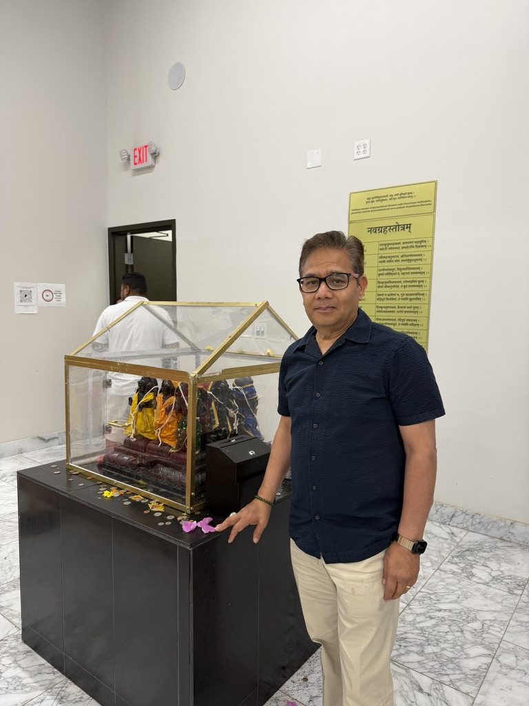 At a community temple