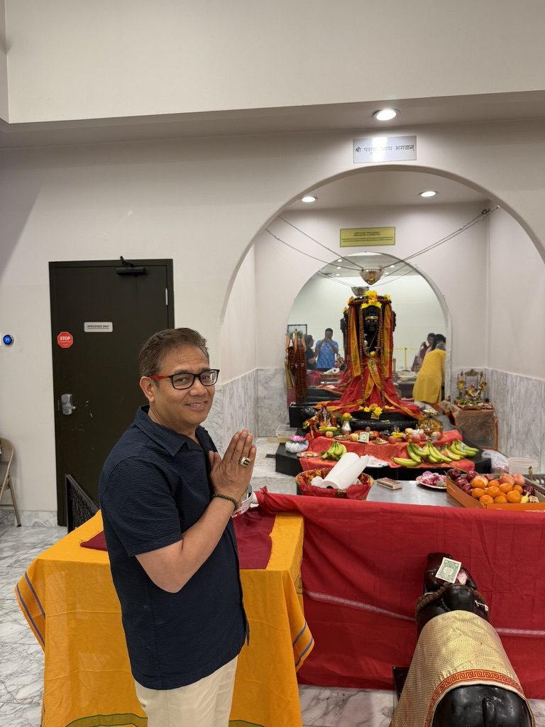 At a community temple