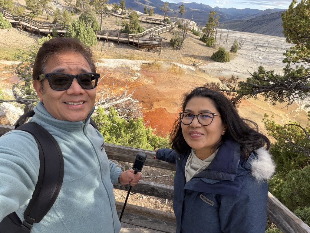 Manoj & Ramita at Yellowstone